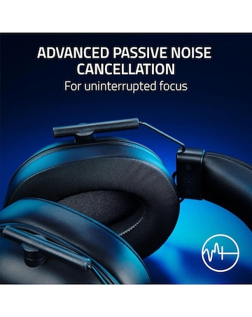 Razer BlackShark V2 X Wired Gaming Headset for PlayStation - Black