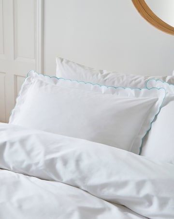 Julipa 100% Cotton Scalloped Edge Duvet Set