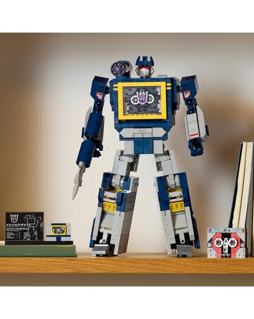 LEGO Icons Transformers: Soundwave Model Kit, Home and Office Decor Set