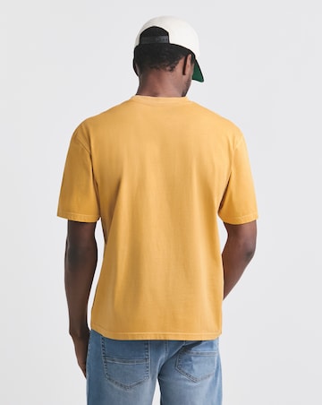 Union Garment Dyed T-Shirt- Mustard