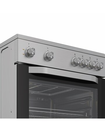 Hotpoint H6V5KMX/UK 60cm Electric Single Cooker with Multiflow - Stainless Steel