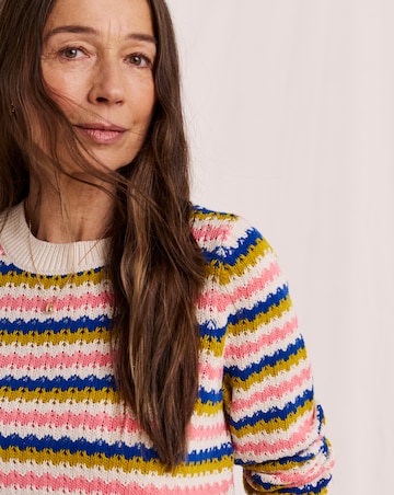 Julipa Cotton Stripe Knitted Jumper