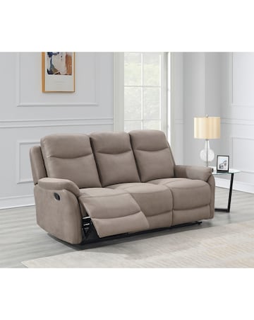 Aspull Manual Recliner 3 Seater Sofa