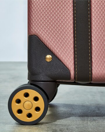 Rock Vintage Cabin Suitcase - Pink
