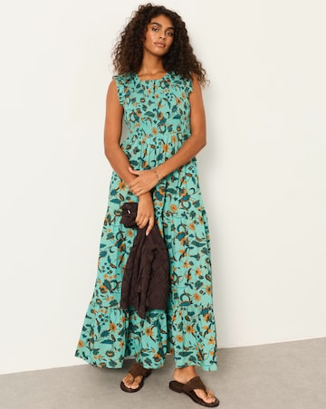 FatFace Anais Batik Maxi Dress
