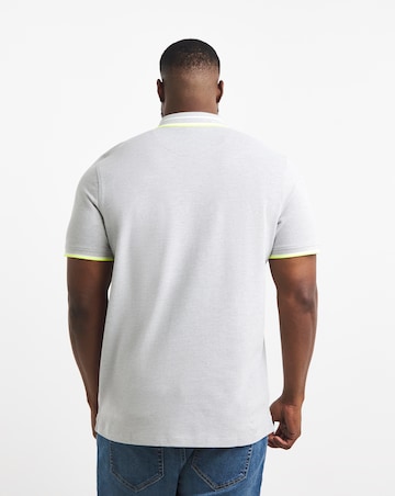Jack & Jones Premium Paulos Tipped Polo - Grey