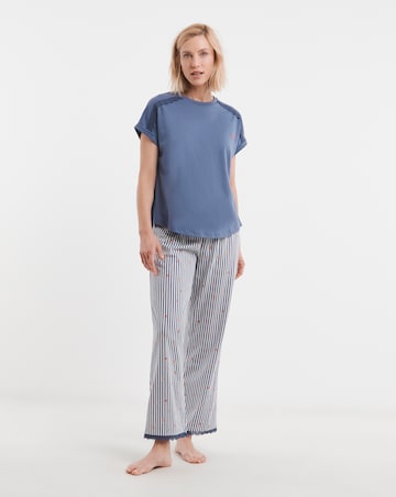 Joe Browns Nautical Pyjama Set Blue Multi