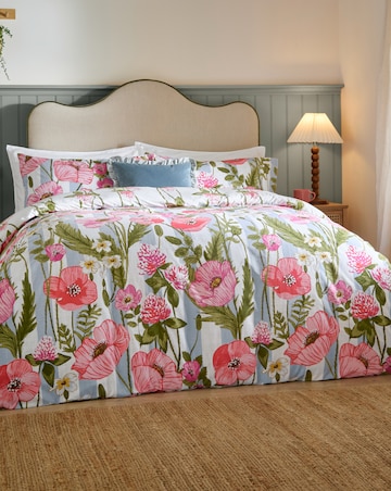 Wylder Poppy Trail Cotton Blend Reversible Duvet Cover Set