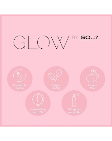 GLOW BY So...? Perfume Shimmer Mist 140ml Bundle
