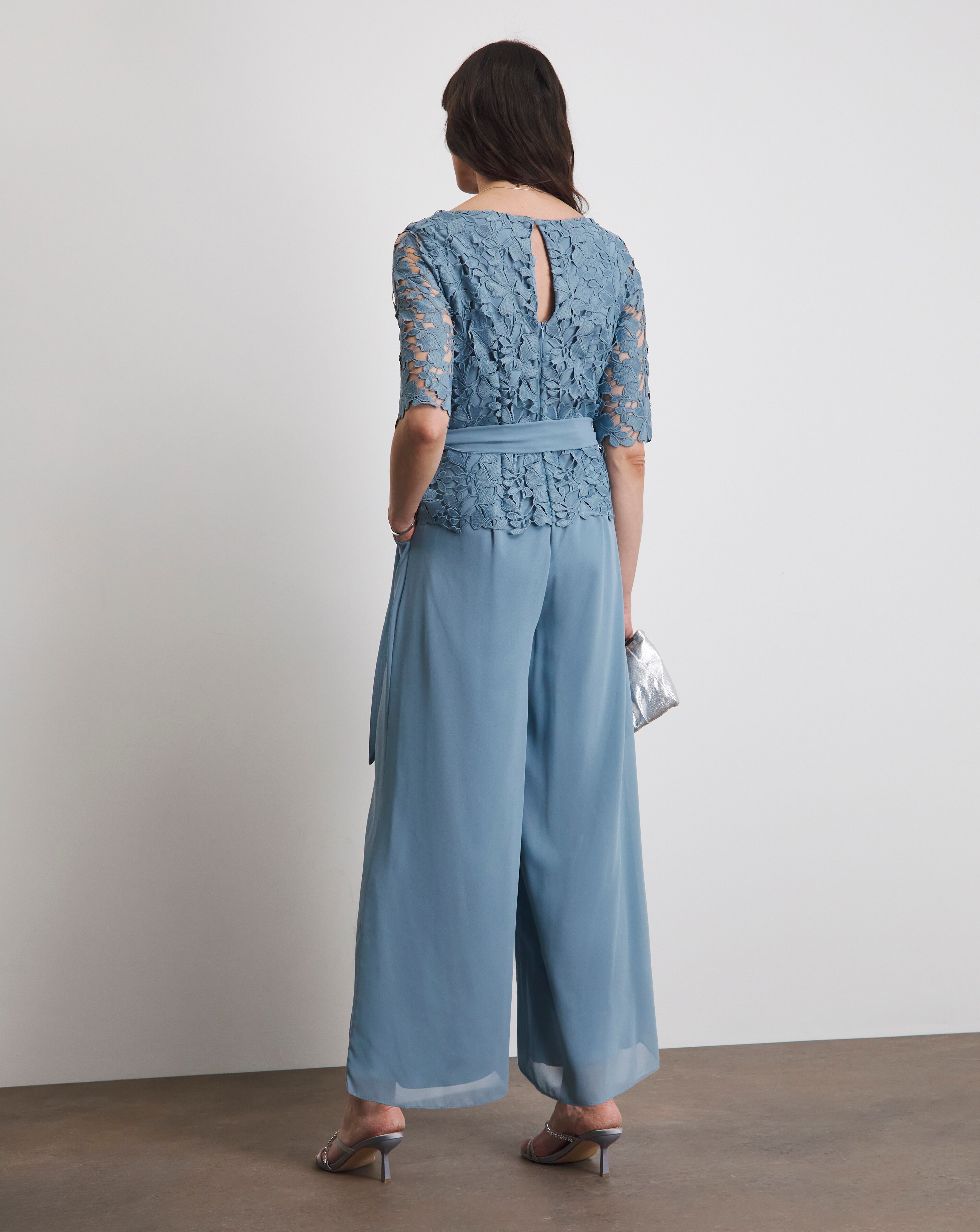 Joanna Hope Lace Jumpsuit | JD Williams