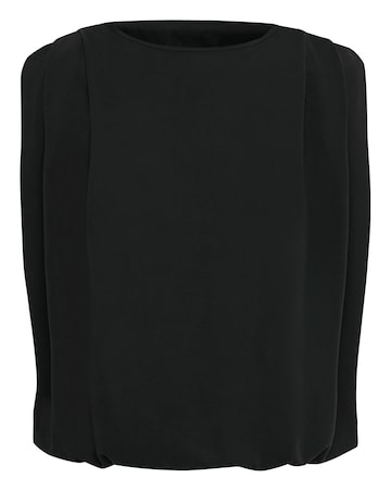 Anthology Charcoal Modal Shoulder Pad Top