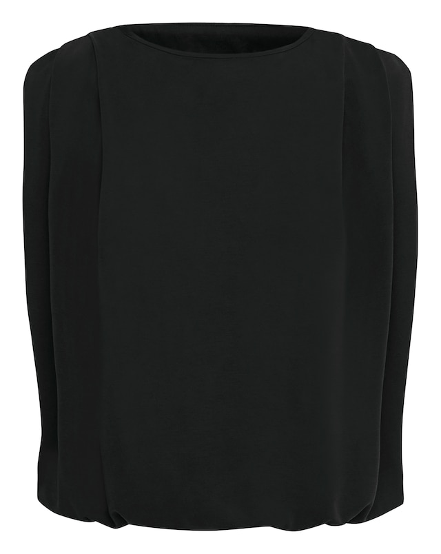 Anthology Charcoal Modal Shoulder Pad Top