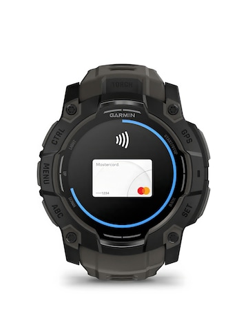 Garmin Instinct 3 50mm Smart Watch - Black/Charcoal