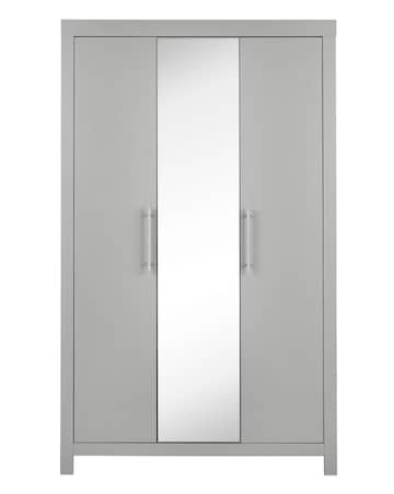 Dakota 3 Door Mirrored Wardrobe