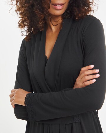 Pretty Secrets Cool Stretch Lace Maxi Dressing Gown