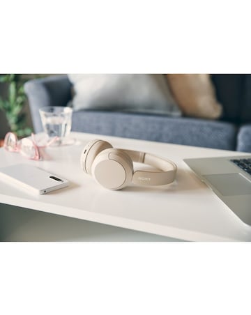 Sony WH-CH520 Wireless On-Ear Headphones - Beige