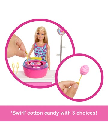 Barbie Mysteries: Beach Detectives 'Malibu' Doll, Cotton Candy Game Playset