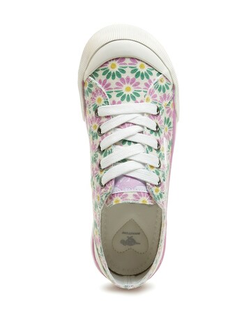 Rocket Dog Jazzin Lace Up Canvas Trainers