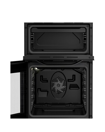 Hotpoint HTE5VCB 50cm Electric Twin Cooker with Ceramic Hob - Black Installation