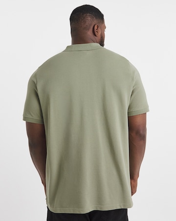 Levi's Short Sleeve Housemark Pique Polo - Green