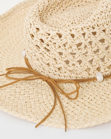 Pearl Detail Western Cowboy Hat