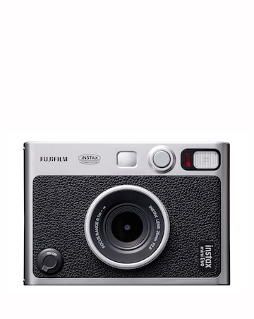 Fujifilm Instax Mini Evo Hybrid Instant Camera with 20 Shot Film Pack - Black
