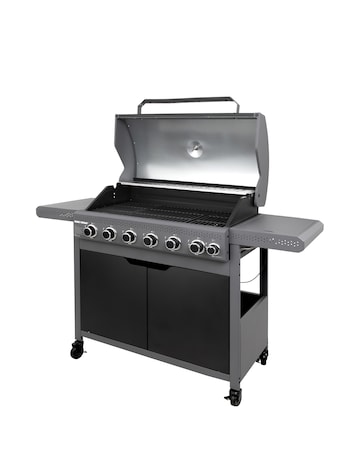 George Foreman 6+1 Burner Gas BBQ with Side Burner