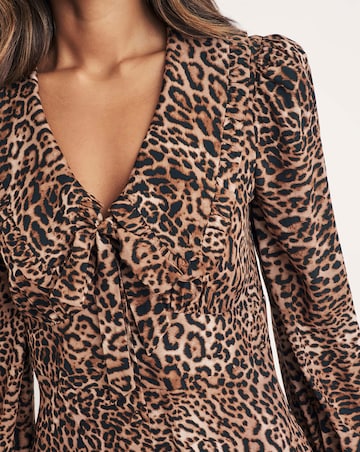 Nobody's Child Leopard Otilie Mini Dress