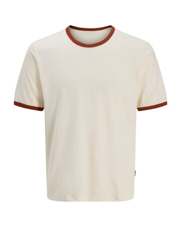 Jack & Jones Ringer T-Shirt - Red/Cream