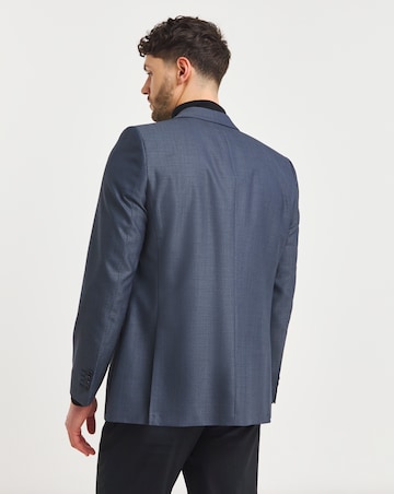 William Hunt Jacquard Satin Lapel Blazer