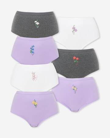 Pretty Secrets (7 Pack) Full Fit Brief Knickers