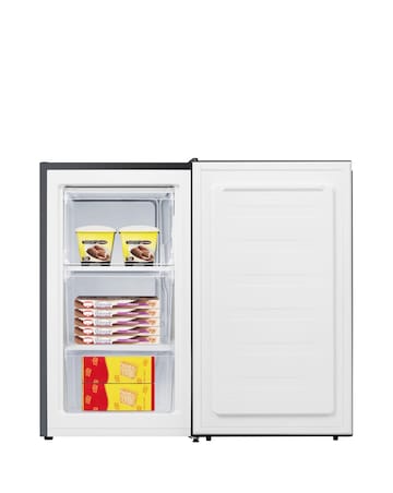 Fridgemaster MUZ4860EB Under Counter Freezer - Black E Rated