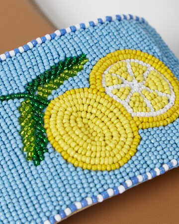 Icon Beaded Fruit Mule Sandals - Wide Fit (E)