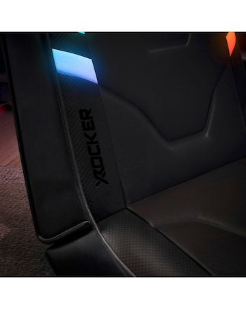X Rocker Shadow RGB 2.0 Stereo Audio Gaming Floor Rocker
