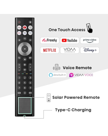 Hisense 55in 55U7NQTUK Smart 4K UHD HDR Mini-LED TV with Amazon Alexa