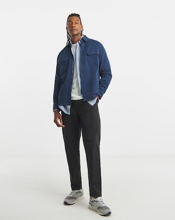 Plain Twill Overshirt Regular