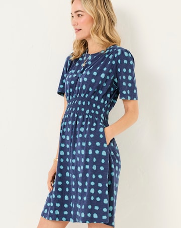 FatFace Liv Shibori Spot Dress
