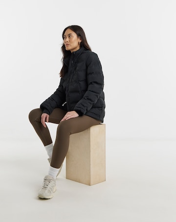 Snowdonia Black Showerproof Short Coat