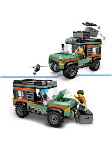 LEGO City Off-Road 4x4 Mountain Truck, Toy Vehicle Set 60447