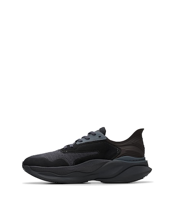 Clarks Pace Trainers - Black