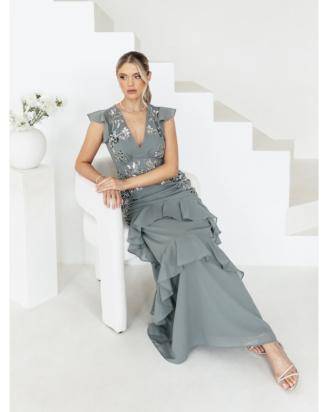 Maya Deluxe Embellished Dress