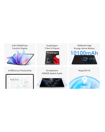 Honor Pad 10 12.1in 256GB Tablet - Grey