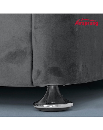 Airsprung Velvet Divan Base with 2 Drawers