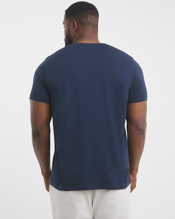 5 Pack Multi Crew Neck T-shirts Long Length