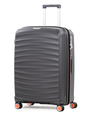 Rock Sunwave Medium Suitcase - Charcoal