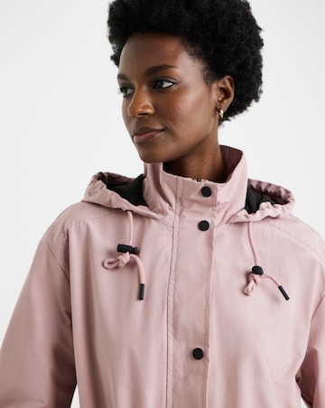 Blush Shower Resistant Raincoat