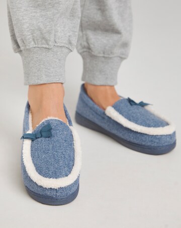 Loretta Ballet Slipper With Bow Wide E Fit