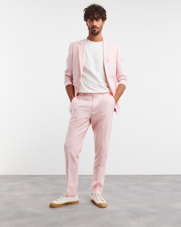 Linen Blend Regular Fit Suit Jacket