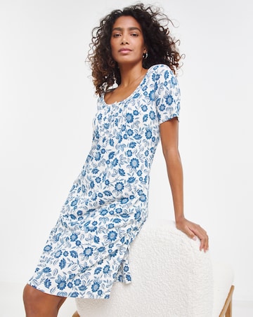 Value Short Sleeve Nightie Floral Print