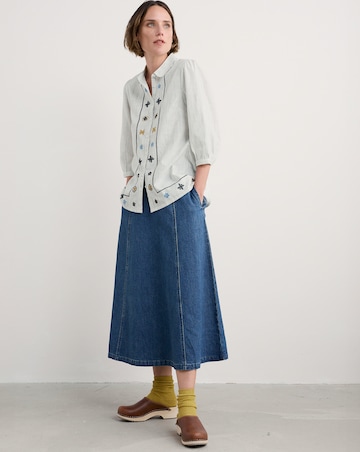 Seasalt Cornwall Hope Cottage Embroidered Blouse